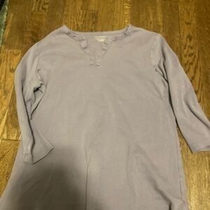 L.L. Bean Light Purple Long Sleeve Shirt